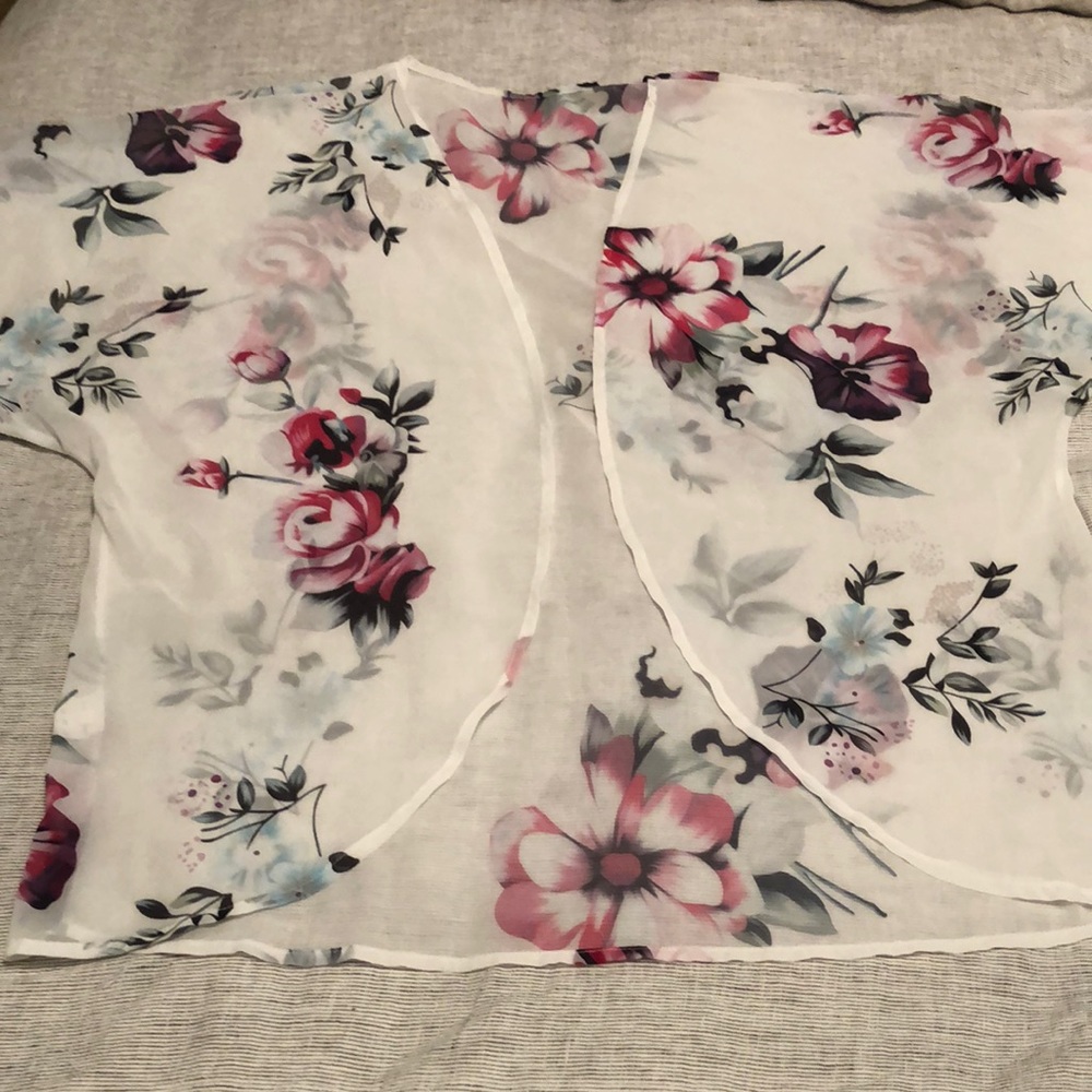 White and purple kimono